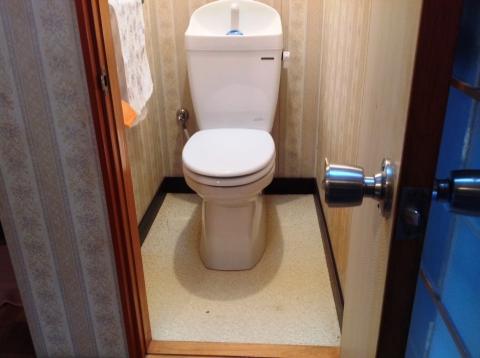 【鳥取中央店】鳥取市Ｙ様邸水漏れトイレを2時間で便器リニュアル