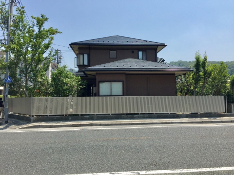 【鳥取中央店】万が一の地震に備え、ブロック塀をアルミフェンスへ(鳥取市Y様邸)
