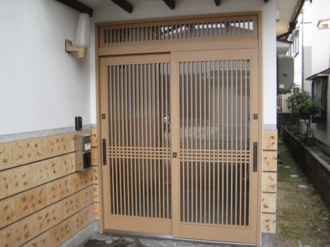 【鳥取中央店】YKKAPのすごい玄関たった一日で、玄関引き戸をリフレッシュ！鳥取市Ｍ様邸